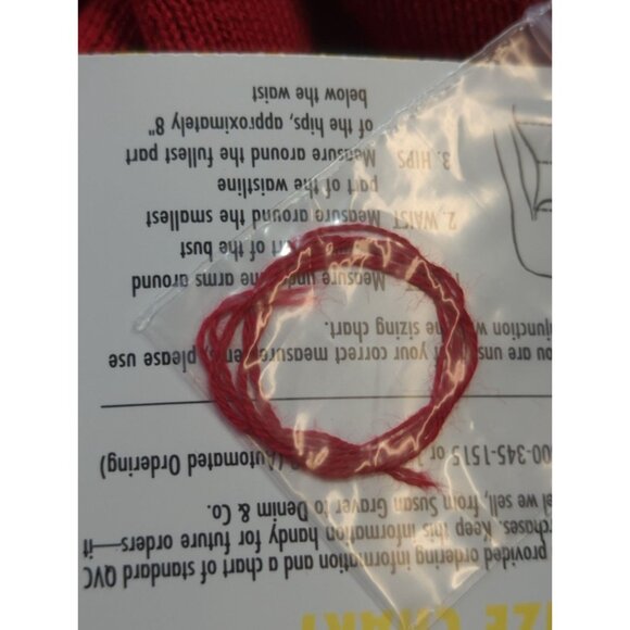 Vtg Linea Louis Dell Olio Womens Size Small Red Long Stretch Pullover Dress - Picture 4 of 10